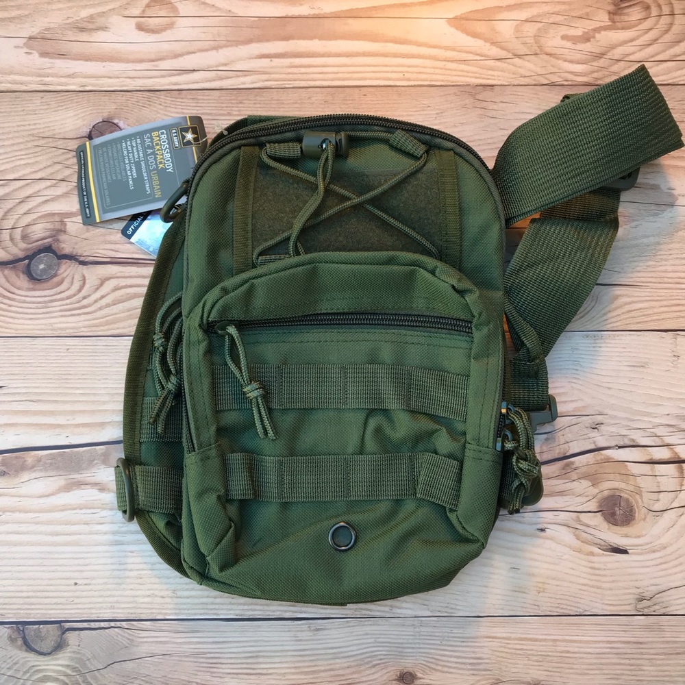 US Army Crossbody Backpack